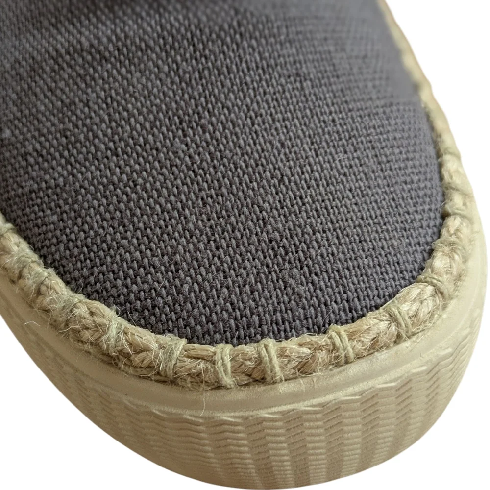 Toms Shade Heritage Canvas Jute Slip On Shoes Size 7.5